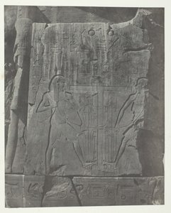 Gourna, Rzeźby z tronu Kolosów, Teby, 184951, wydrukowane 1852.