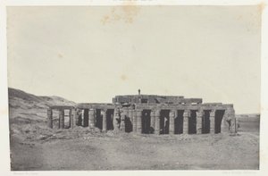 Gournah, Grobowiec Osymandiasza; Teby, płyta 58 z albumu "Egypte, Nubie, Palestine et Syrie" (1852)