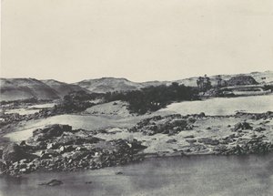 Górny Egipt. Wejście do pierwszej katarakty, 1850. autorstwa Maxime Du Camp