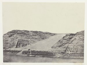 Ibsamboul, Les Deux Spéos; Nubie, płyta 101 z albumu "Egypte, Nubie, Palestine et Syrie" (1852)