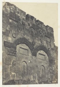 Jerozolima, Złota Brama (Bab-El-Daharieh); Palestyna autorstwa Maxime Du Camp