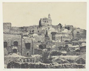 Jerozolima, dzielnica zachodnia; Palestyna autorstwa Maxime Du Camp