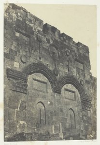 Jerozolima, Złota Brama (Bab-El-Daharieh); Palestyna autorstwa Maxime Du Camp