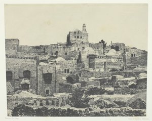 Jerozolima, Dzielnica Zachodnia, Palestyna, 184951, druk 1852. autorstwa Maxime Du Camp