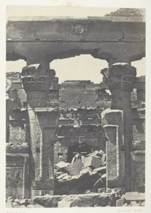 Kalabsze, Porte du Pronaos; nubia autorstwa Maxime Du Camp