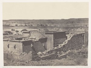 Kalabscheh, Widok ogólny świątyni Kalabscheh (Talmis); Nubia autorstwa Maxime Du Camp