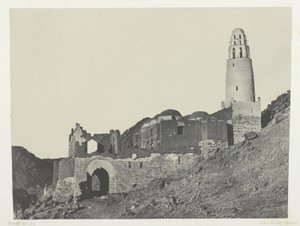 Meczet Bellal w Bab Village; Nubia autorstwa Maxime Du Camp