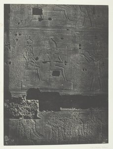 Ściana Płaczu, Wielka Świątynia Izydy w Filoe, Nubia, 184951, wydrukowana 1852. autorstwa Maxime Du Camp