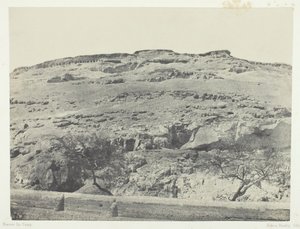Nekropolia starożytnego Lycopolis, Górny Egipt, 184951, wydrukowany 1852. autorstwa Maxime Du Camp