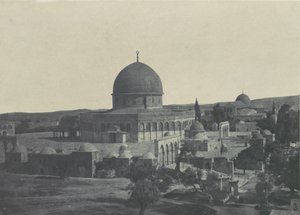 Palestyna. Jerozolima. Meczet Omara, 1850.