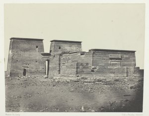 Temple De Dakkeh (Ancient Pselcis); Nubia, płyta 94 z albumu "Egypte, Nubie, Palestine et Syrie" (1852)
