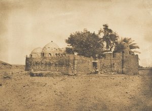 Grób Hadji-Abdallah-el-Marabout w Herment, 1849-50. autorstwa Maxime Du Camp