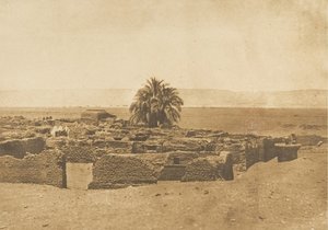 Widok wsi Herment, 1849-50. autorstwa Maxime Du Camp