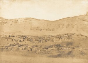 Widok wsi Garara, 1850. autorstwa Maxime Du Camp