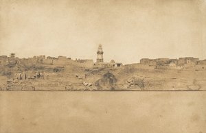 Widok ogólny Esné nr 2, część środkowa, 1849-50. autorstwa Maxime Du Camp