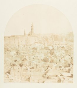 Ogólny widok Kairu z meczetu Tegloun, grudzień 1849-styczeń 1850.
