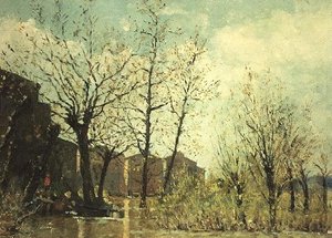 Powódź autorstwa Maxime Emile Louis Maufra