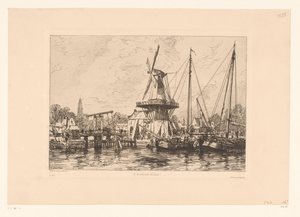 Widok na Haarlem À Haarlem (Holandia) (tytuł na obiekcie)