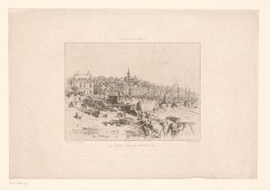 Gezicht op de haven van Trouville Stary port w Trouville (tytuł na obiekcie) Eleganckie życie (tytuł serii na obiekcie)