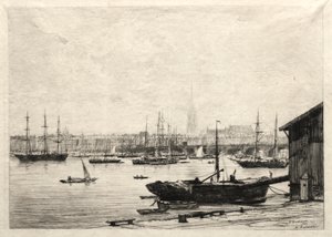 Bordeaux, 1866. autorstwa Maxime Lalanne