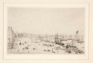Bordeaux, Quai des Chartrons autorstwa Maxime Lalanne