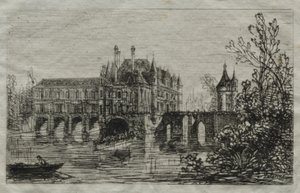 Zamek Chenonceau autorstwa Maxime Lalanne