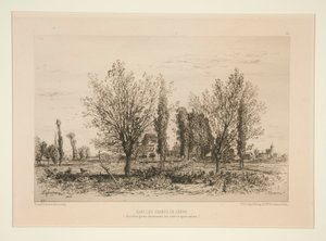 Dans les Champs de Cénon (Na polach Cénon) autorstwa Maxime Lalanne