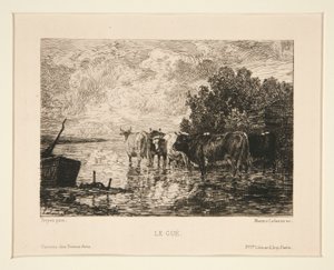 Le gue (Bród) autorstwa Maxime Lalanne