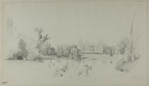 Park M. de Rothschild w Ferrières autorstwa Maxime Lalanne