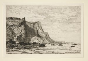 Plaża czarnych krów? Villers (Calvados) (Plaża Czarnych Krów w Villers [Cavaldos]) autorstwa Maxime Lalanne