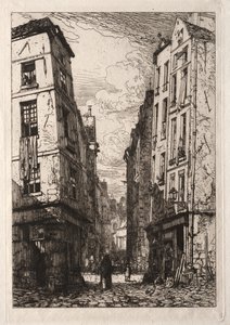 Rue des Marmousets. autorstwa Maxime Lalanne