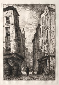 Rue des Marmousets. autorstwa Maxime Lalanne