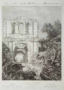 Ruiny Pałacu Gallien w Bordeaux, 1866-1868. autorstwa Maxime Lalanne