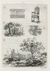 Traktat o akwafortach: Tablica 4, 1866. autorstwa Maxime Lalanne