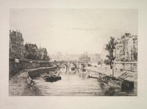 Widok z mostu św. Michała, 1865.
