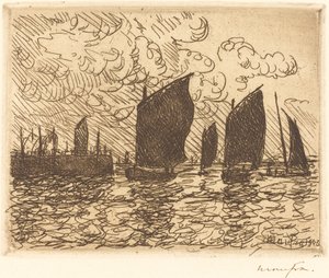 Powrót łodzi autorstwa Maxime Maufra