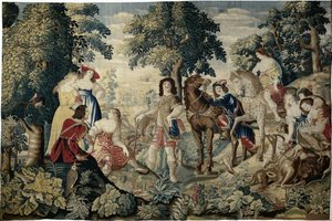 Odpocznij w lesie Jachty angielskie (tytuł serii) autorstwa Maximiliaan van der Gucht