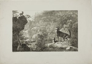 Jeleń i Kozica autorstwa Maximilian Josef Wagenbauer