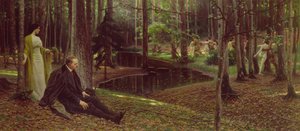 Malarz Freidrich Konig (1847-1941) i Ida Kubelweiser drewno, ok. 1910 (w/w)