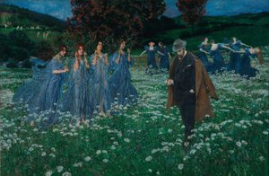 Un monde - Świat Lenza, Maksymiliana (1860-1948). olej na płótnie