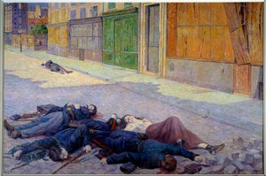 Ulica Paryża w maju 1871 czyli Komuna autorstwa Maximilien Luce