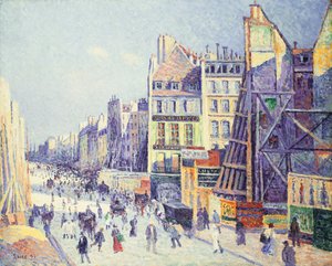 Rue Reaumur, 1897 autorstwa Maximilien Luce