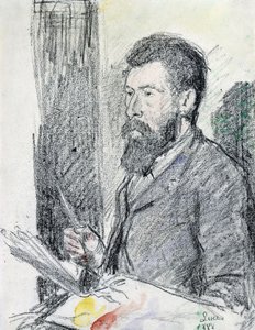 Portret Georgesa Seurata autorstwa Maximilien Luce