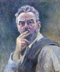 Autoportret z papierosem, ok. 1930 r. 1905. autorstwa Maximilien Luce