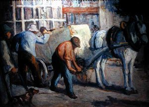 Dray (olej na płótnie) autorstwa Maximilien Luce