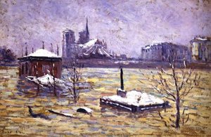 Potop autorstwa Maximilien Luce