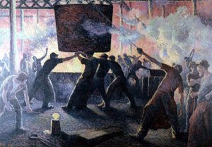 Odlewnia Maksymiliana autorstwa Maximilien Luce