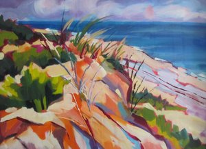 Żywe wydmy nadmorskie autorstwa Maxine Shore
