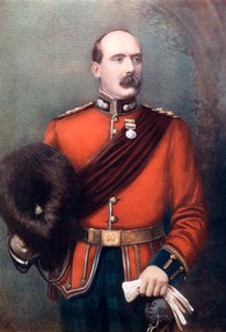 Podpułkownik AW Thorneycroft, dowodzący piechotą konną Thorneycrofta, 1902. autorstwa Mayall