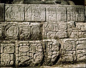 Glify w domu C, patio 2 w pałacu autorstwa Mayan